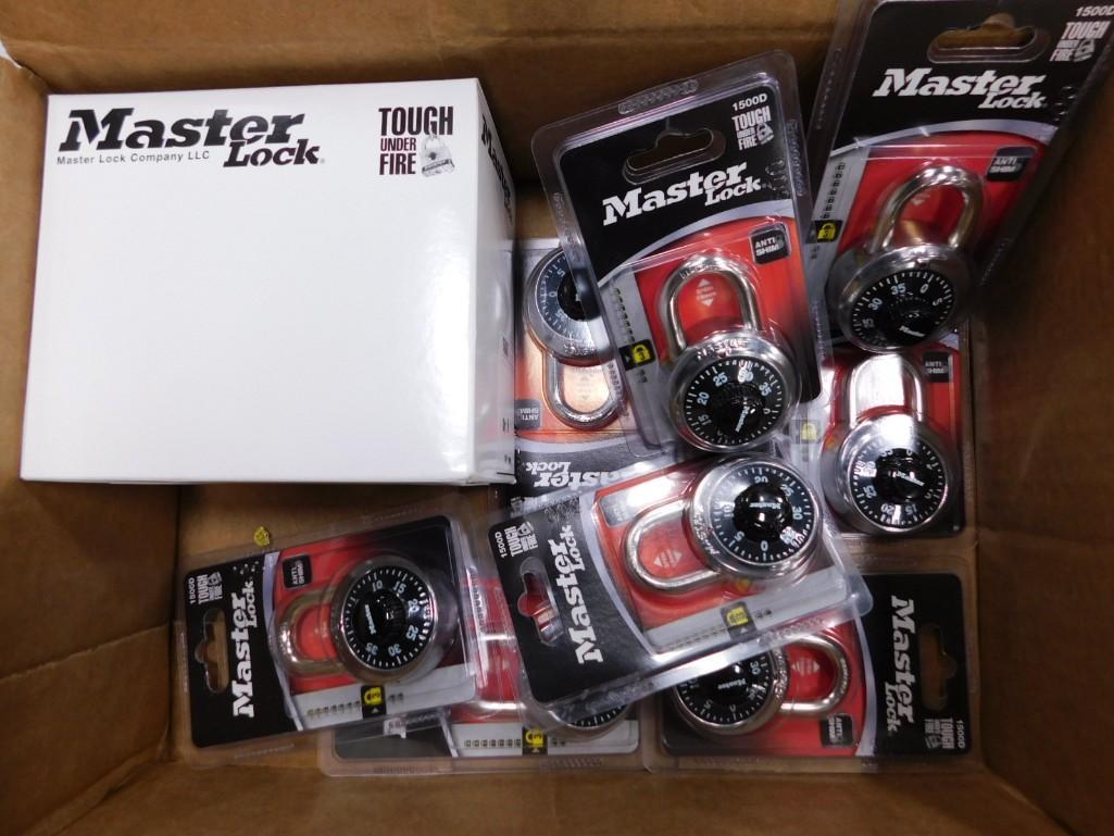 Lot of 14 New in Package Master Lock Combination Locks (1 of 3)