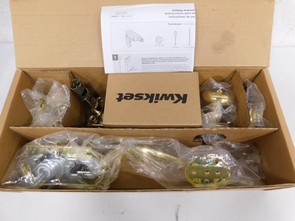 Kwikset Lock Set with Door Handle, etc New in Box: Kwikset Lock Set with Door Handle, etc New in Box