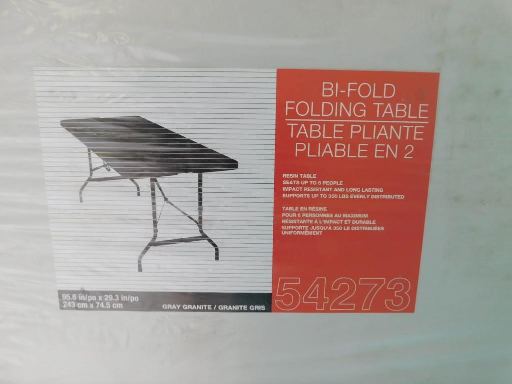 8 ft Bi Fold Folding Table New in Package (1 of 3)