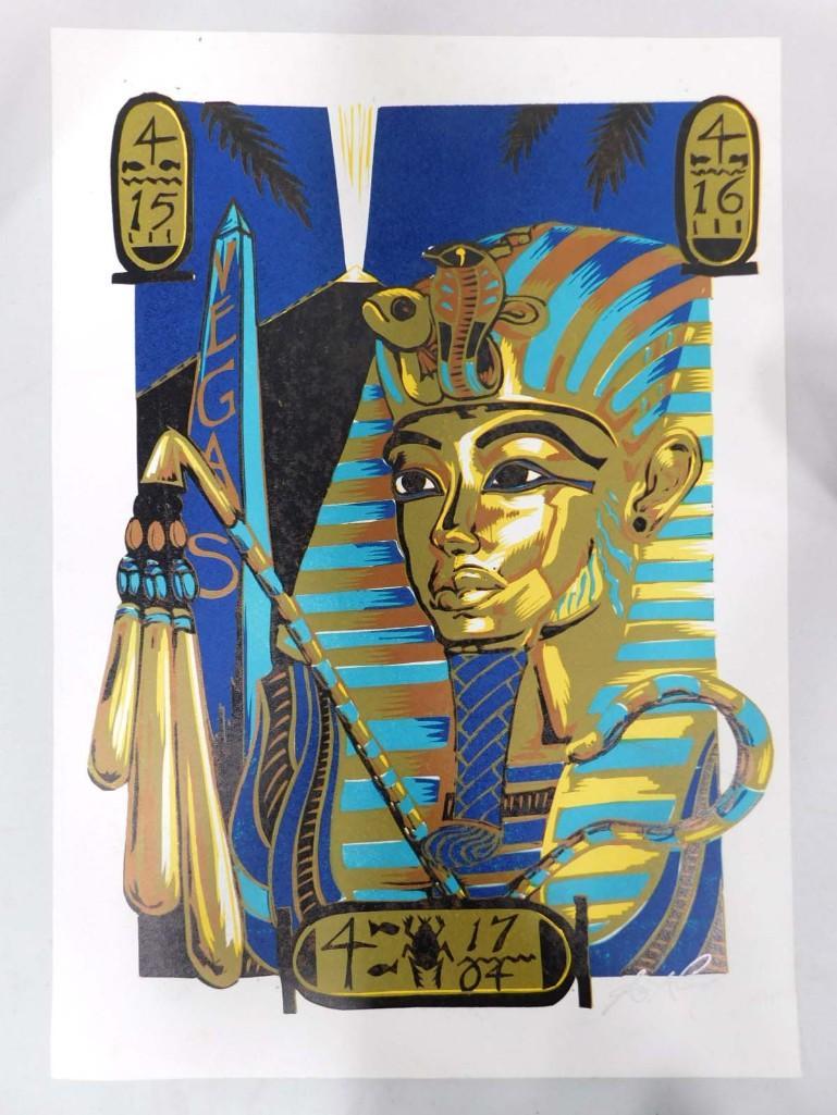 King Tut Print 11/100 King Tutankhamun: King Tut Print Signed and numbered 11/100 King Tutankhamun 21"x15"