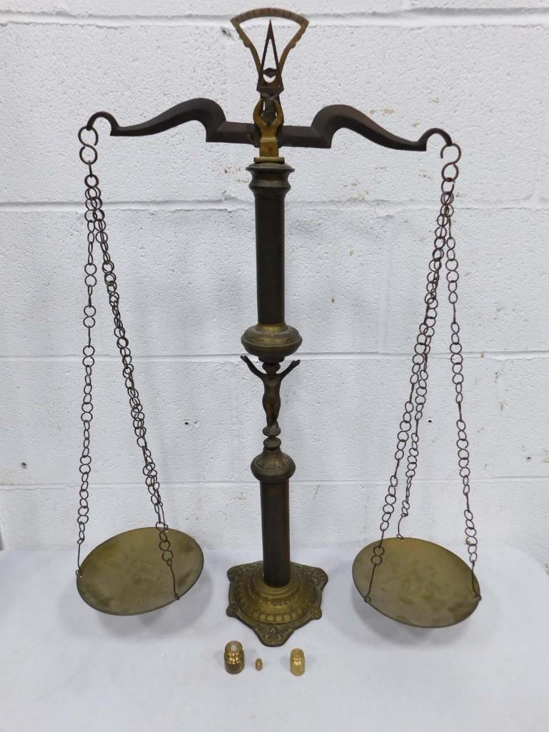 Antique Brass Balance Scale (1 of 5)