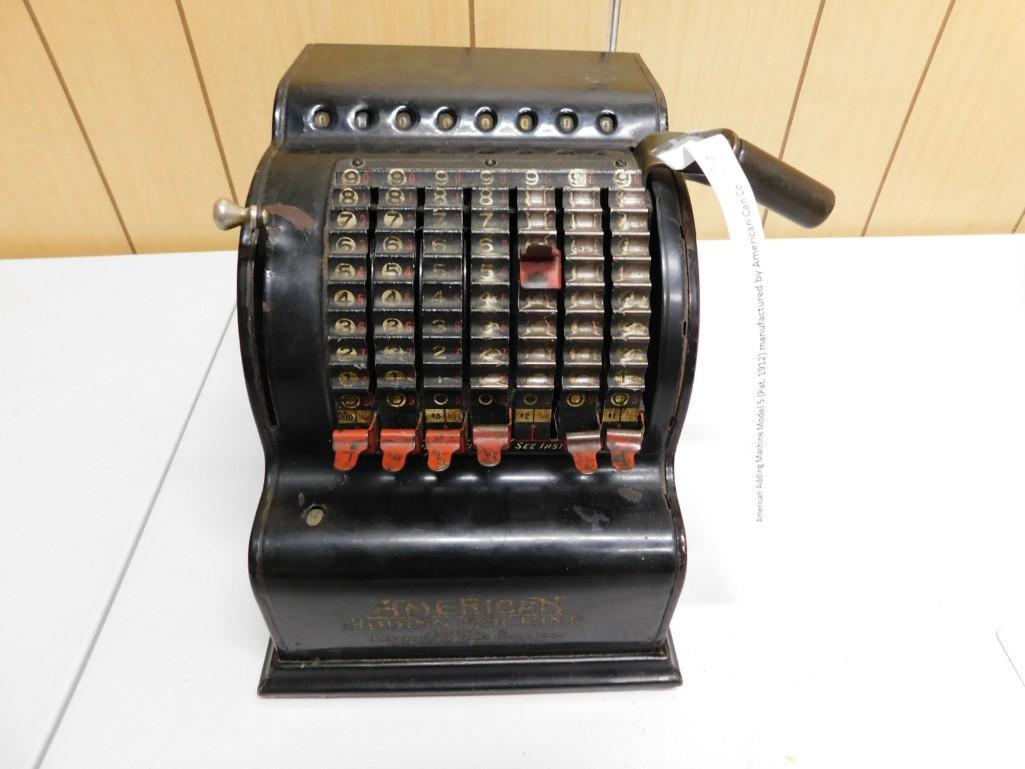 Vintage American Adding Machine Model 5 (1 of 6)