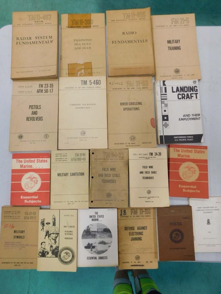 Vintage Military Books and Booklets (1 of 5)