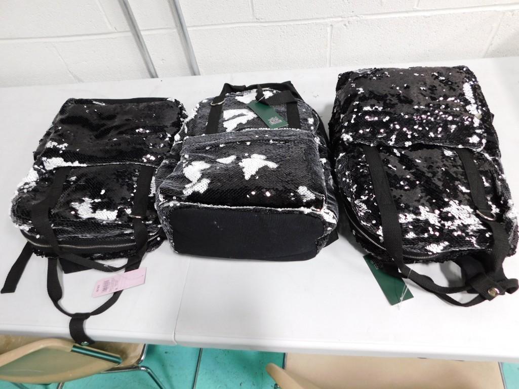 3 New Sequined Backpacks or Purses (1 of 4)