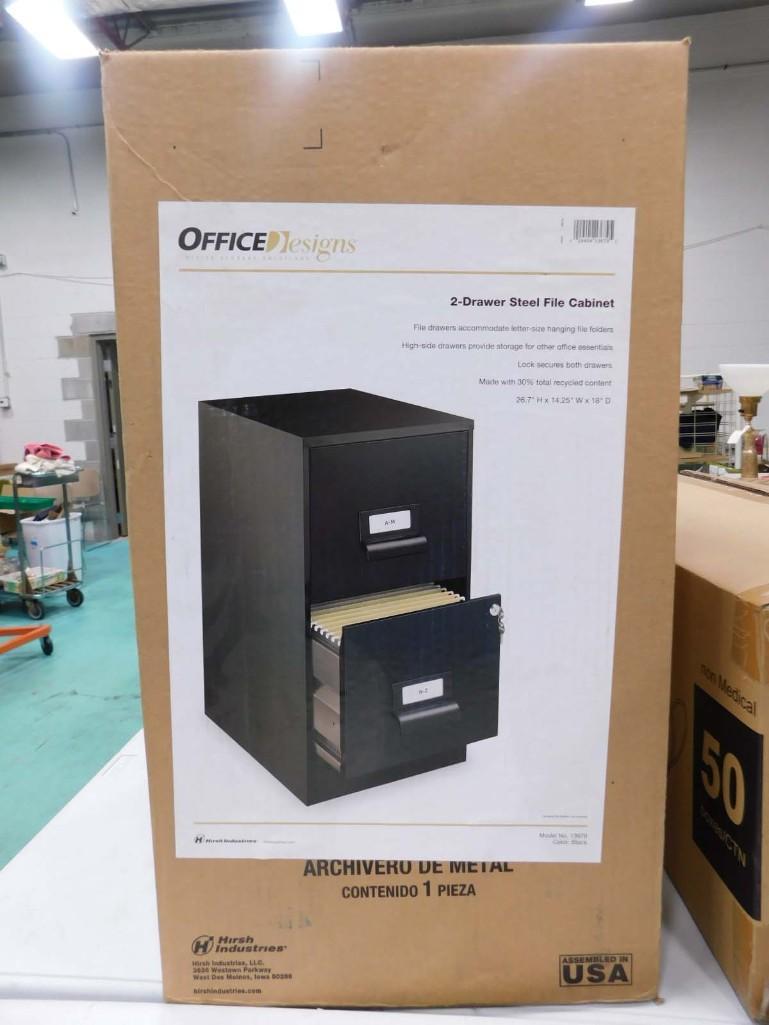 2 Drawer Steel File Cabinet New in Box: 2 Drawer Steel File Cabinet New in Box Office Designs