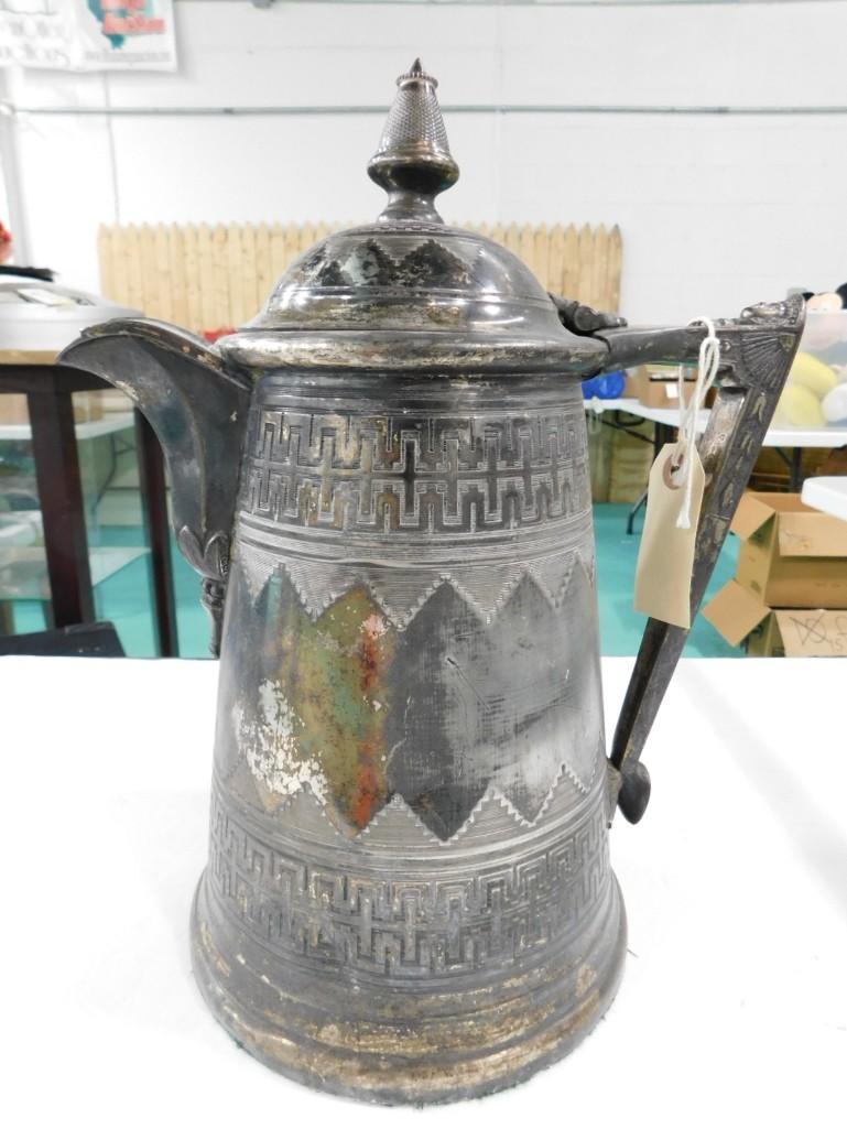 Large Vintage Pewter Pitcher (1 of 7)