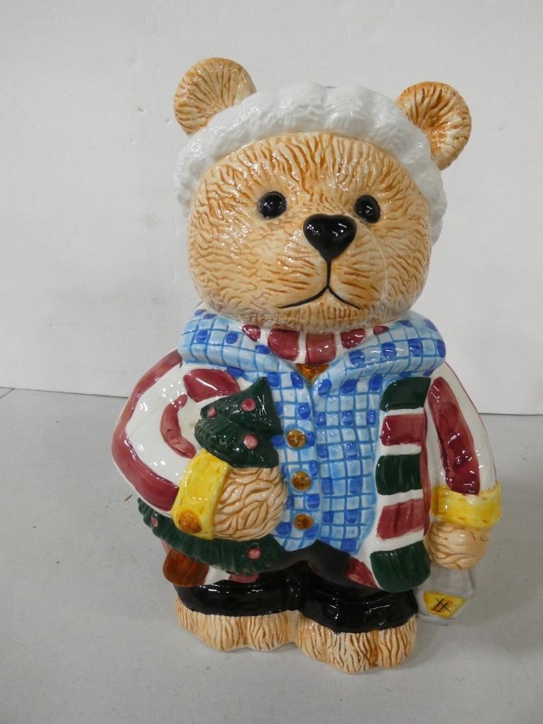 Ceramic Teddy Bear Cookie Jar: Ceramic Teddy Bear Cookie Jar