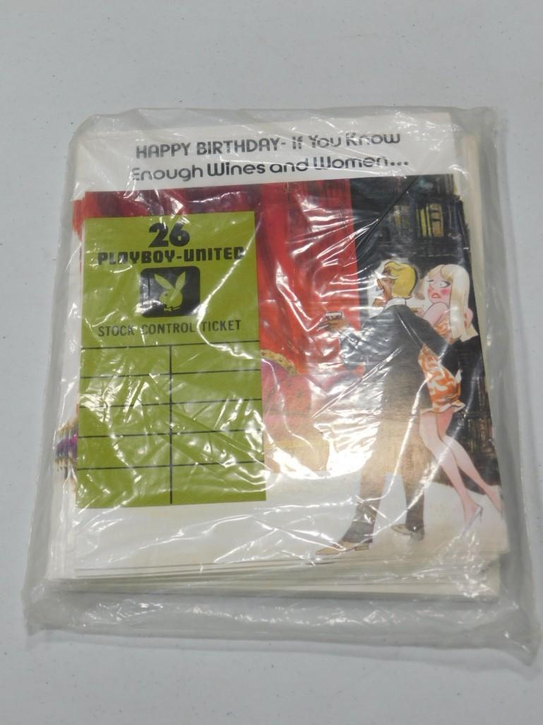 Lot of 12 Playboy Birthday Greeting Cards - still sealed - New Old Stock: Lot of 12 Playboy Birthday Greeting Cards - still sealed - New Old Stock