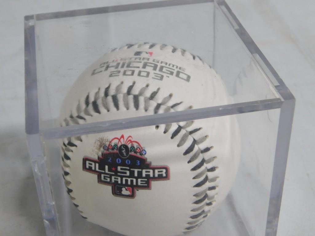 Chico Carrasquel and Carlos Lee Signed Baseballs NO COAs (1 of 4)