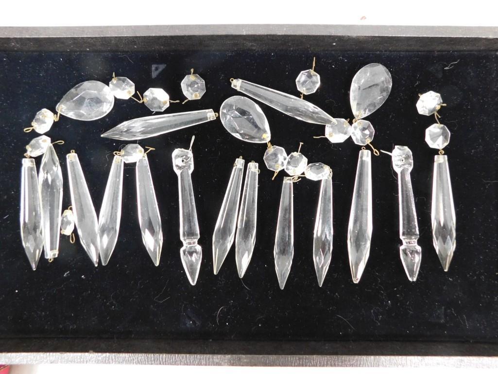 Lot of Crystals for Lamps, Chandeliers, etc: Lot of Replacement Crystals for Lamps, Chandeliers, etc
