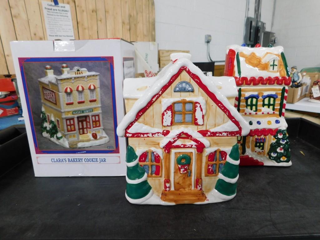 3 Cookie Jars incl Liberty Falls Clara's Bakery, etc (1 of 3)