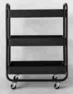 Target Wide Metal Cart New in Box: Target Wide Metal Cart New in Box - Measures roughly 36" x 26.3" x 14" when put together. Should look similar to the first picture