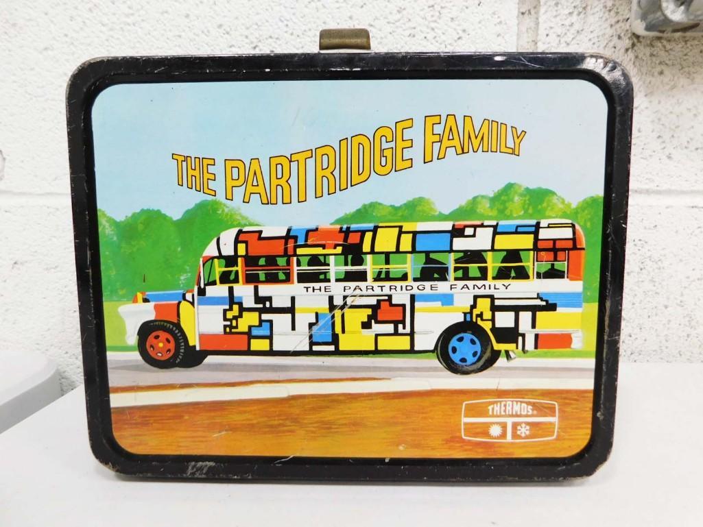 The Partridge Family Metal Lunchbox: The Partridge Family Metal Lunchbox Condition: a few scruffs scratches, and some rust mostly on the inside
