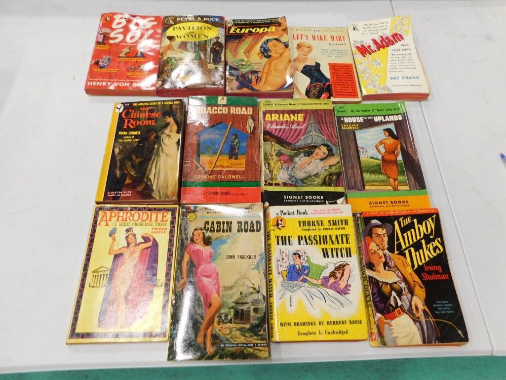 Vintage Paperback Books incl The Passionate Witch, Aphrodite, The Chinese Room, (1 of 4)