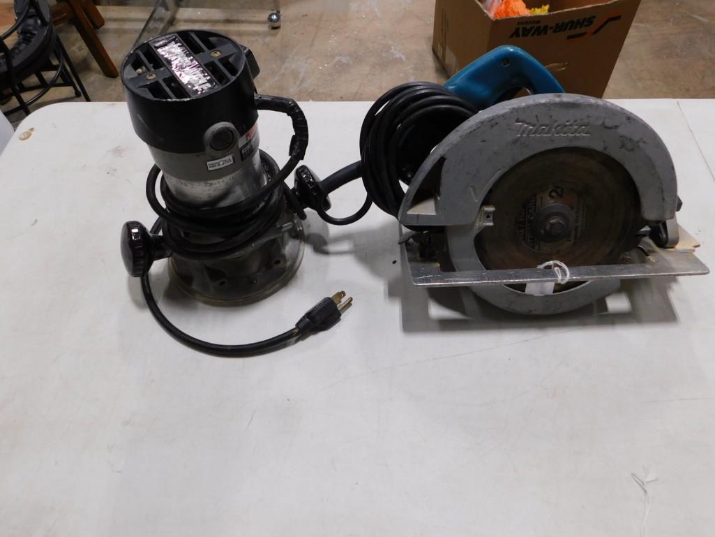 Makita Circular Saw and  Porter-Cable 1001 Router (1 of 6)