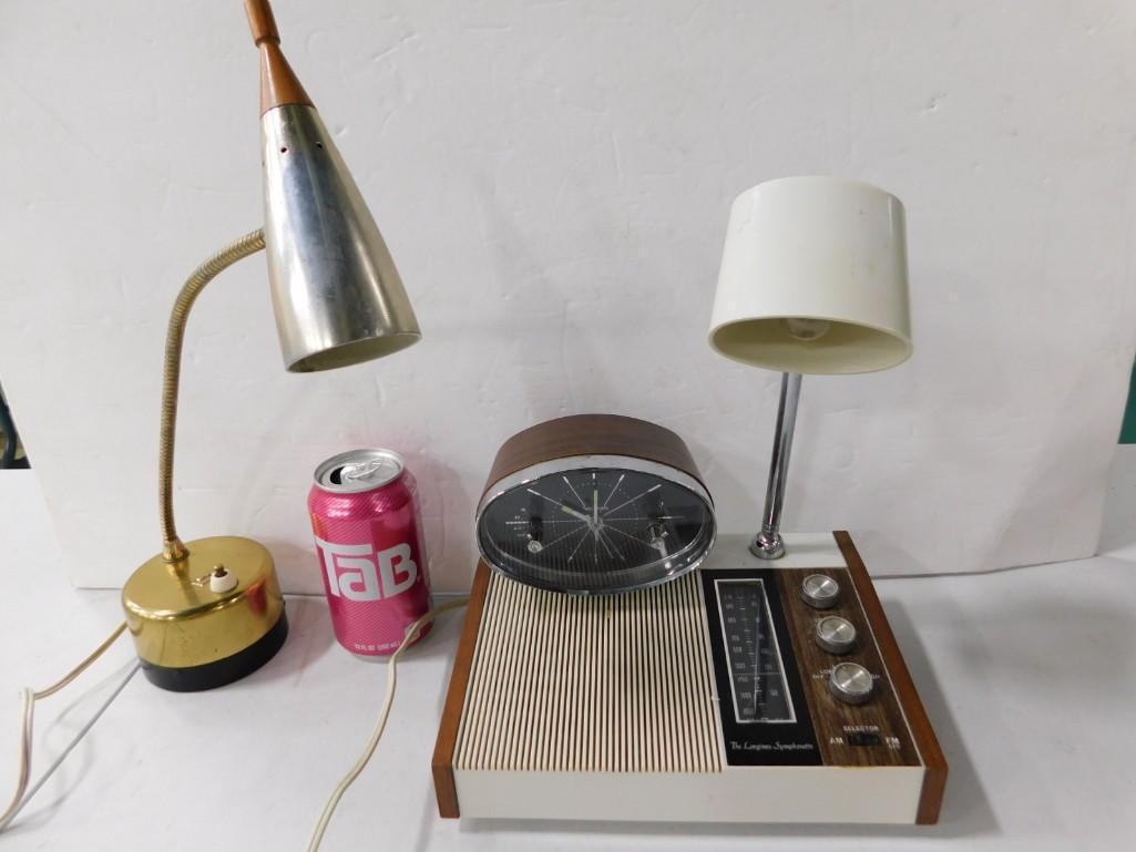 Vintage The Longines Symphonette AM FM Clock Radio with Light (1 of 4)