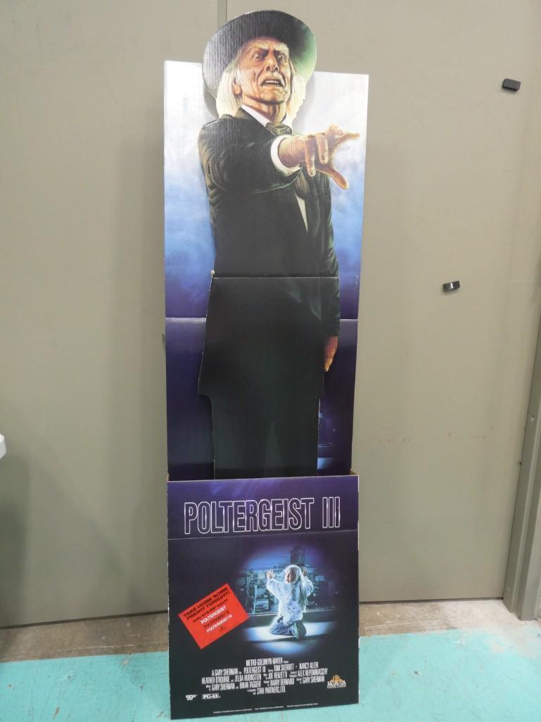 Poltergeist III Promotional Movie Carboard Cutout featuring Kane: Poltergeist III Promotional Movie Carboard Cutout featuring Reverend Henry Kane (Nathan Davis)