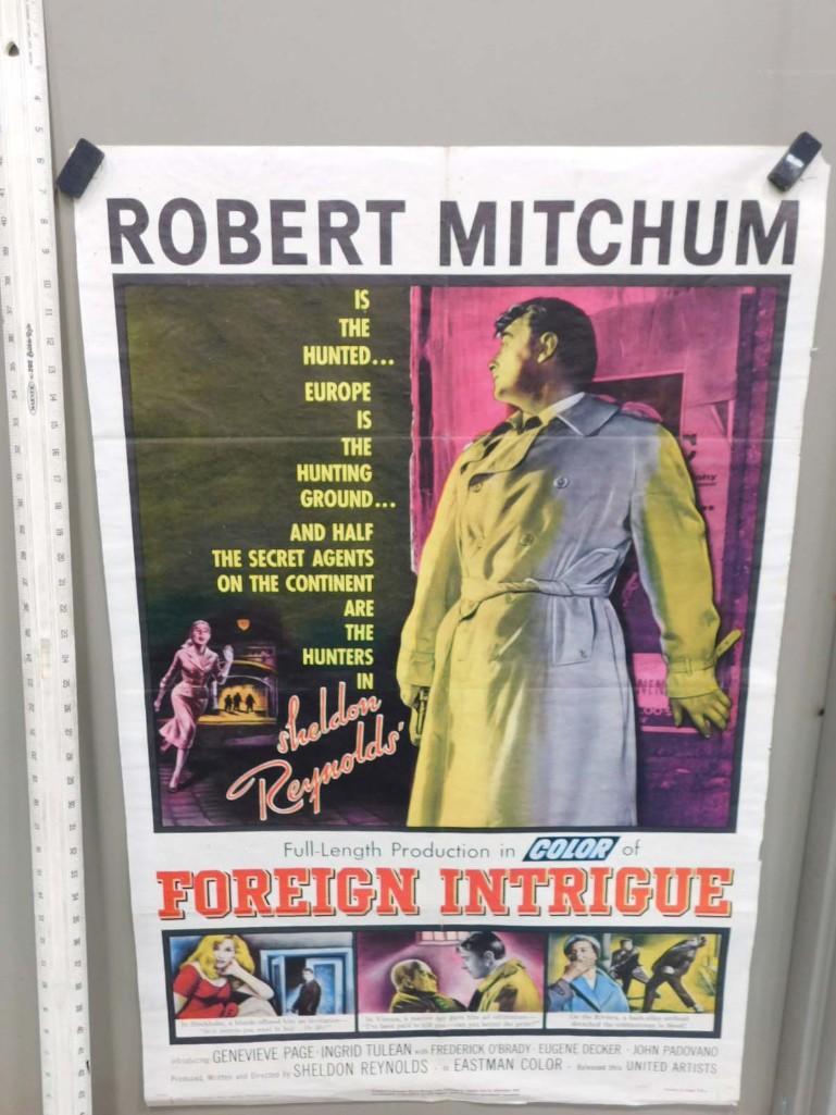 Vintage Movie Poster - Foreign Intrigue with Robert Mitchum (1 of 1)