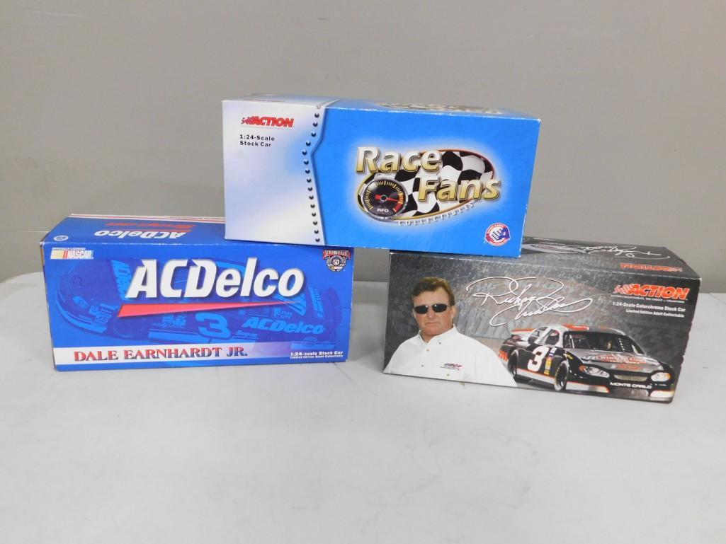 3 Model Cars incl 1:24 Scale Action 1996 Atlanta Olympics Car, Nascar Dale Earnhardt Jr 1:24 Scale C (1 of 5)