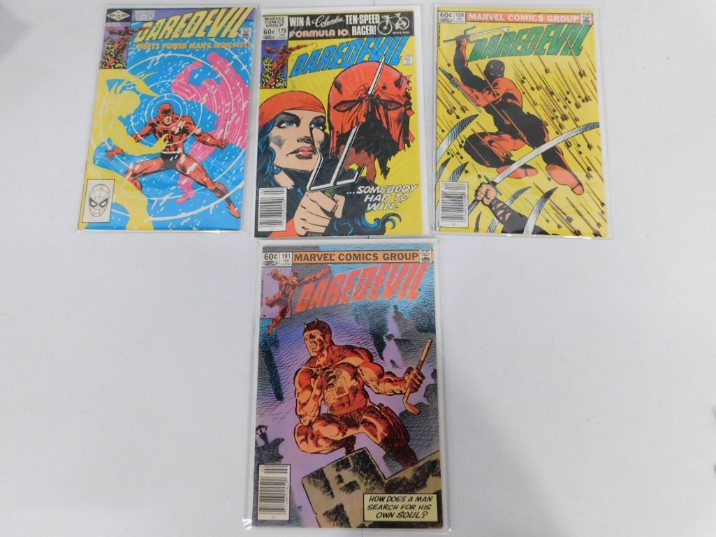 Lot of 4 Marvel Daredevil Comic Books issues 178 179 189 191 (1 of 3)