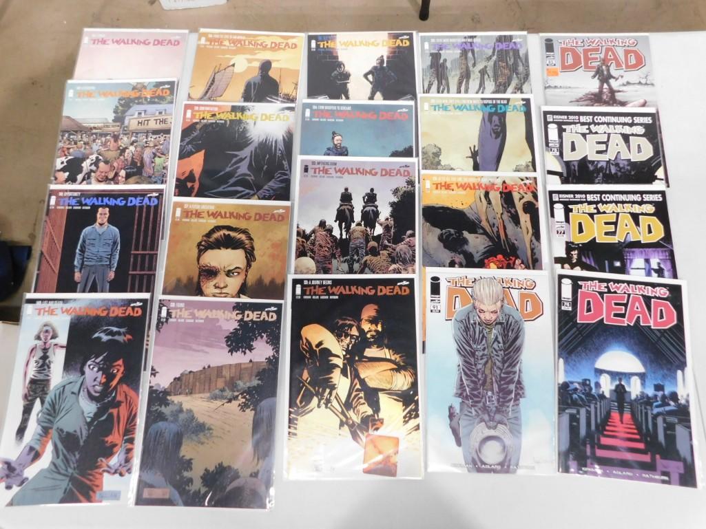 Lot of 20 Walking Dead Comic Books - most never read or opened (1 of 4)