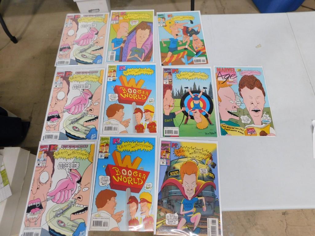 Lot of never opened Beavis and Butthead Comic issues #1,2,3,4,7,8 (1 of 3)