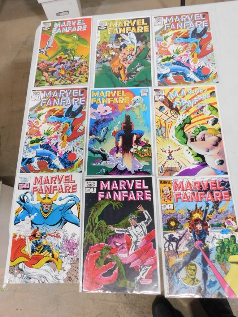 Lot of 8 Marvel Comics including Fanfare #1 (1 of 6)