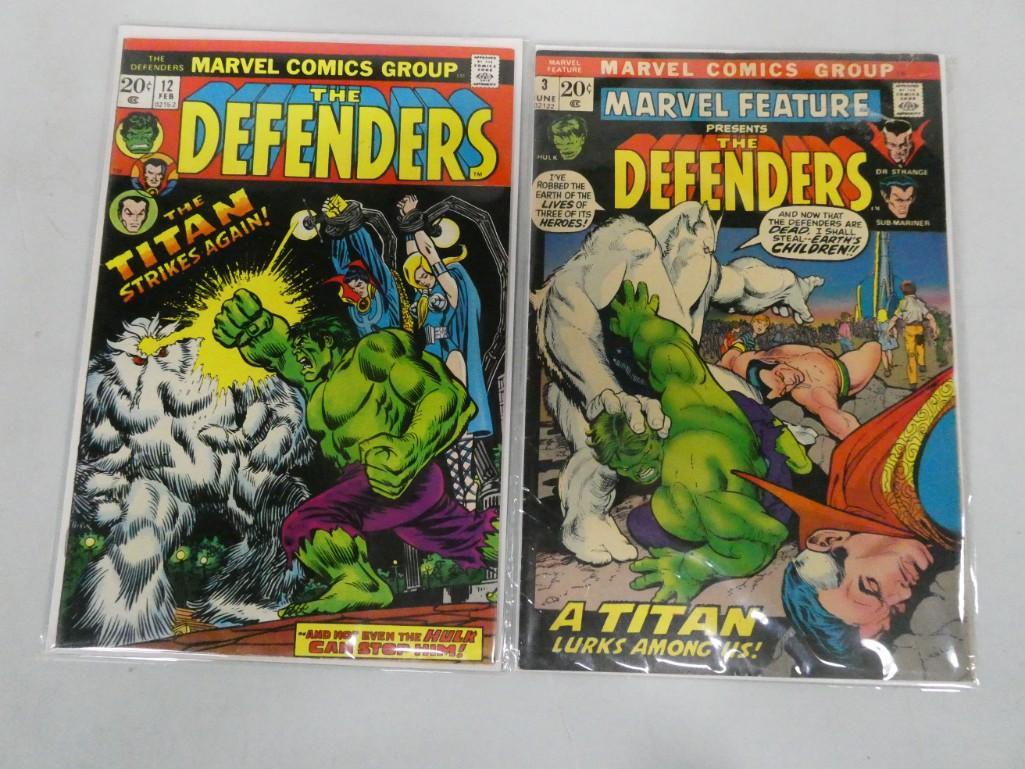 Marvel Defenders #12 and Marvel Feature Presents The Defenders #3: Marvel Defenders #12 and Marvel Feature Presents The Defenders #3 - $0.20 comics - both featuring Titan