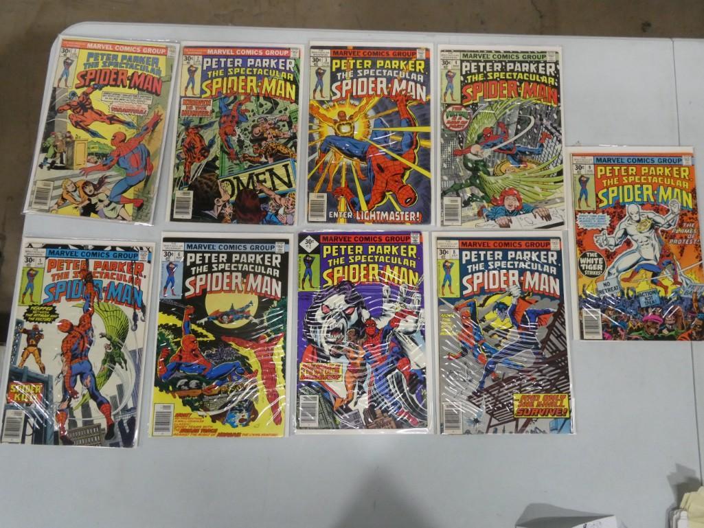 9 Spectacular Spiderman Comics issues 1-9 (1 of 4)