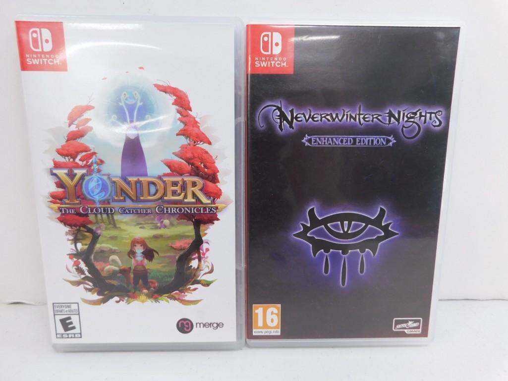 Lot of 2 Nintendo Switch Games including Yonder The Cloud Catcher Chronicles and Neverwinter Nights: Lot of 2 Nintendo Switch Games including Yonder The Cloud Catcher Chronicles and Neverwinter Nights Enhanced Edition