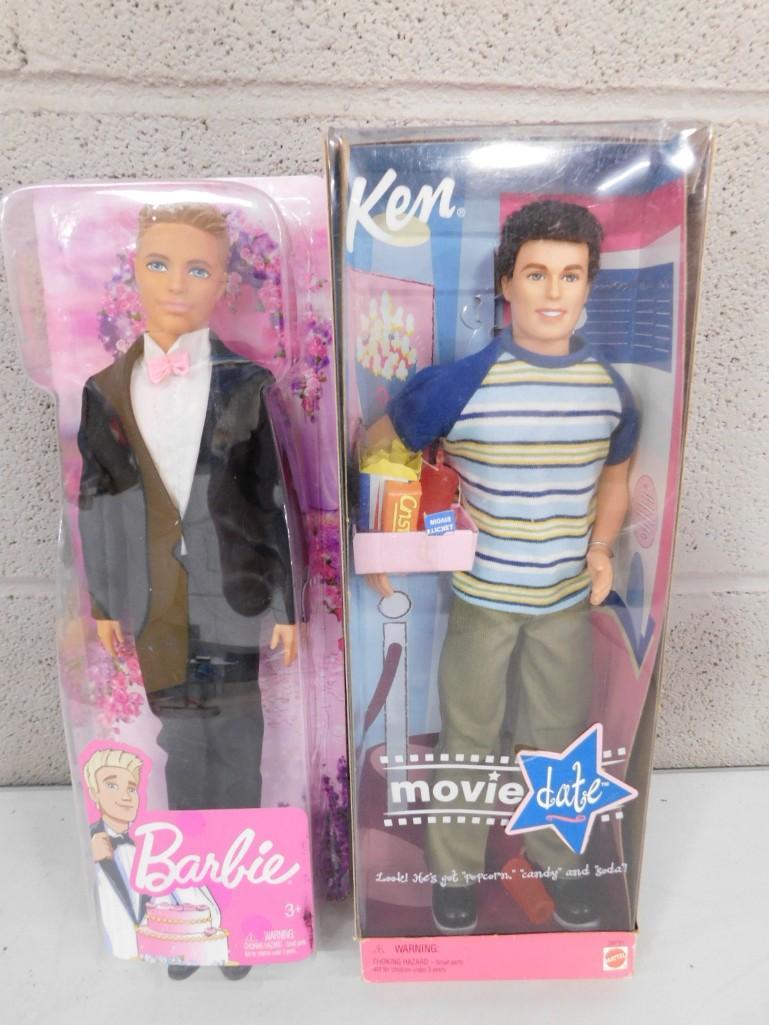 2 Ken Dolls incl Barbie Ken Wedding Doll and Ken Movie Date Doll: 2 Ken Dolls incl Barbie Ken Wedding Doll and Ken Movie Date Doll