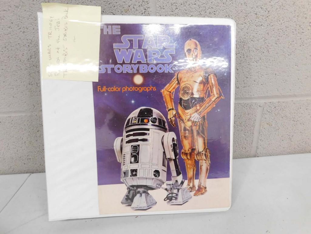 The Star Wars Storybook Trading Cards: The Star Wars Storybook Trading Cards including Star Wars Trilogy Return of the Jedi, The Empire Strikes Back. Condition: there are a lot there, but not checked for completeness