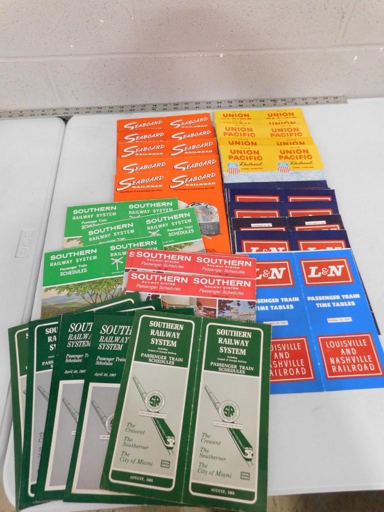 Lot of Train Ephemera including L&N SRS, Seaboard, Union Pacific, etc.: Lot of Train Ephemera including L&N SRS, Seaboard, Union Pacific, etc.