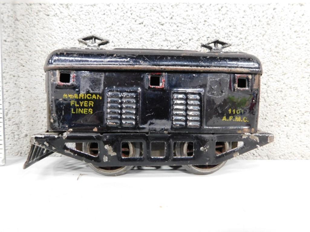 Prewar American Flyer 1101 Model Train Car: Prewar American Flyer 1101 O Gauge Model Train Car Condition: untested