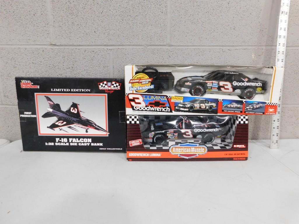 3 Toy Vehicles New in Box incl Ertl American Muscle Nascar Car, Racing Champions Limited Edition F-1 (1 of 6)