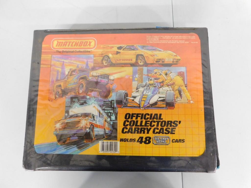 Matchbox Car Carrying Case including Mostly Military Vehicles: Matchbox Car Carrying Case including Mostly Military Vehicles