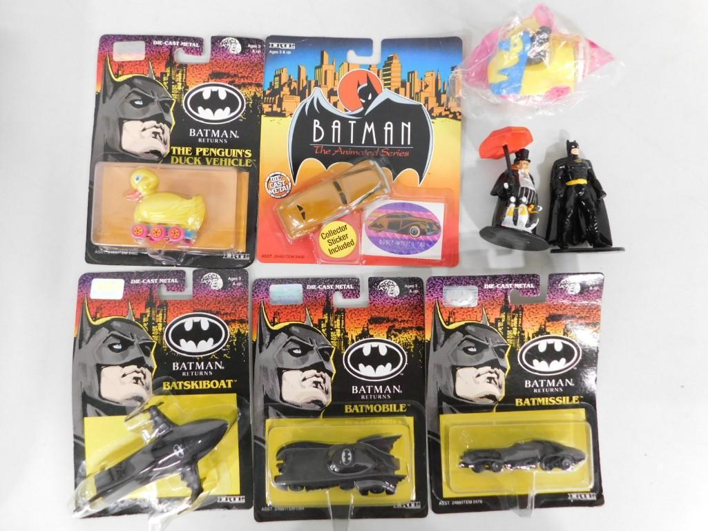 Batman Toy Lot including Penguin's Duck Vehicle and other cars (1 of 3)