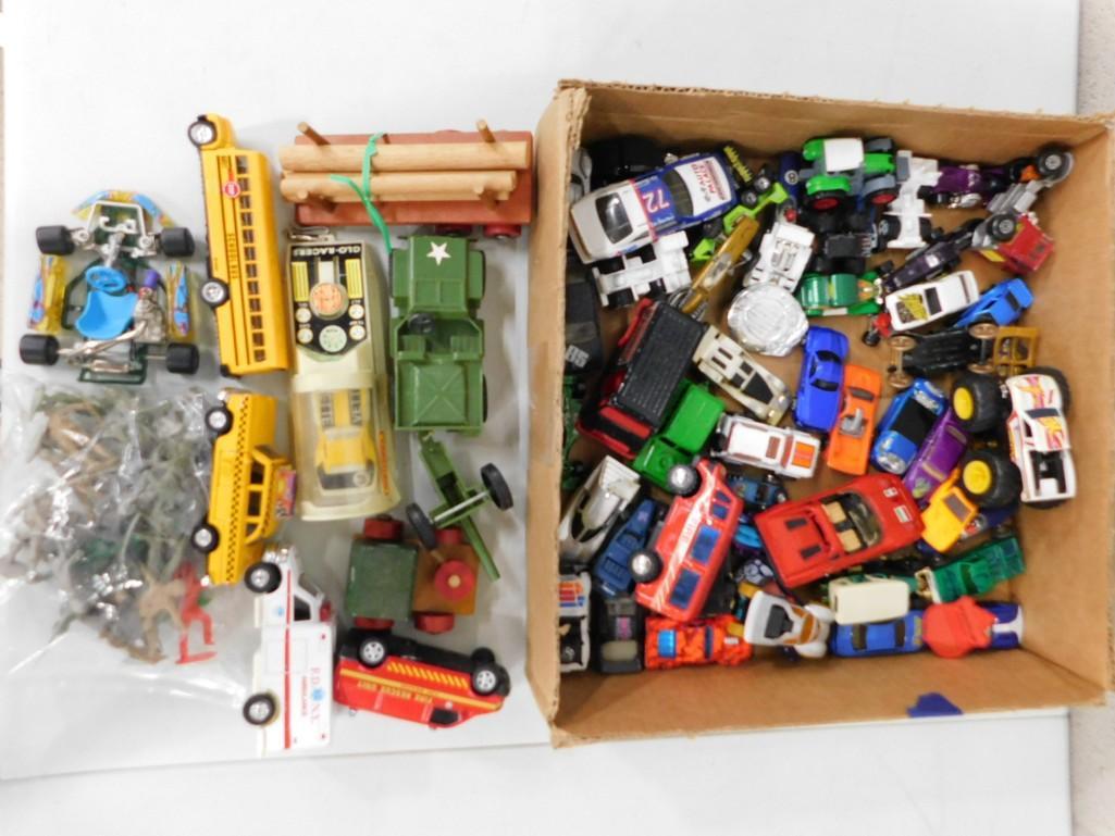 Large Lot of assorted Hot Wheels and other toy Cars, etc. (1 of 3)