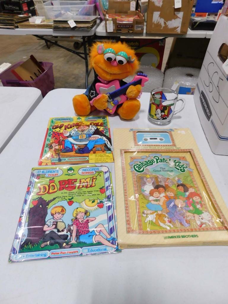 Toy Lot incl Cabbage Patch Kids Book, Mickey and Minnie Mouse Book, Muppet Baby, etc: Toy Lot incl Cabbage Patch Kids Book, Mickey and Minnie Mouse Book, Muppet Baby, etc