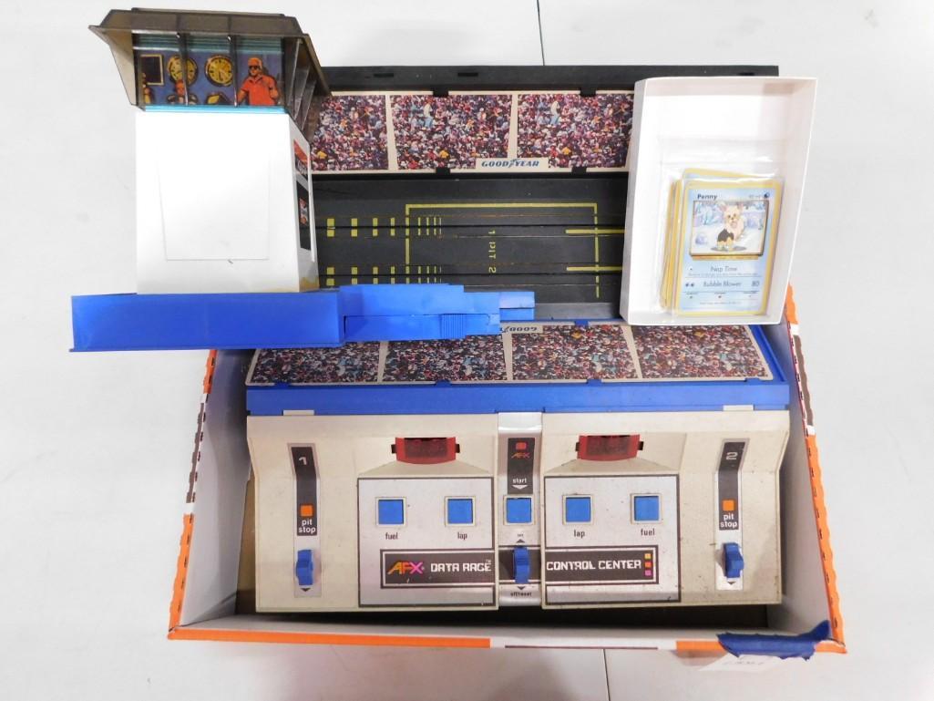 AFX Slot Car Set NO CARS and Pika Pika Cards: AFX Slot Car Set NO CARS and Pika Pika Cards