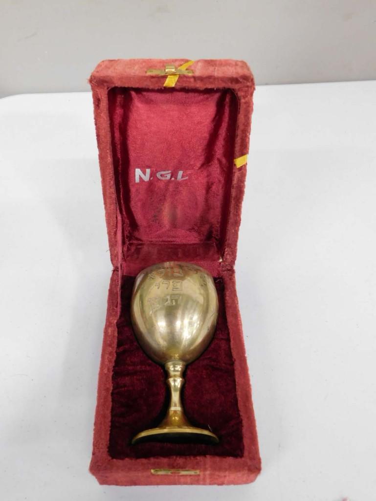 Brass Chalice in a Case: Brass Chalice in a Case