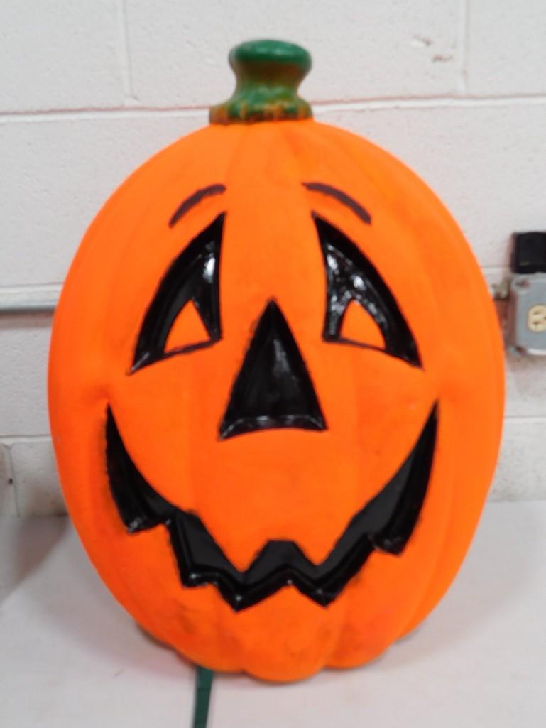 Large Decorative Blow Mold Pumpkin - roughly 23" tall: Large Decorative Blow Mold Pumpkin - roughly 23" tall