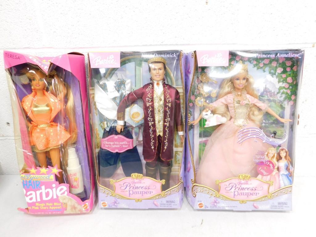 Lot of 3 Barbie Dolls with Boxes (1 of 5)