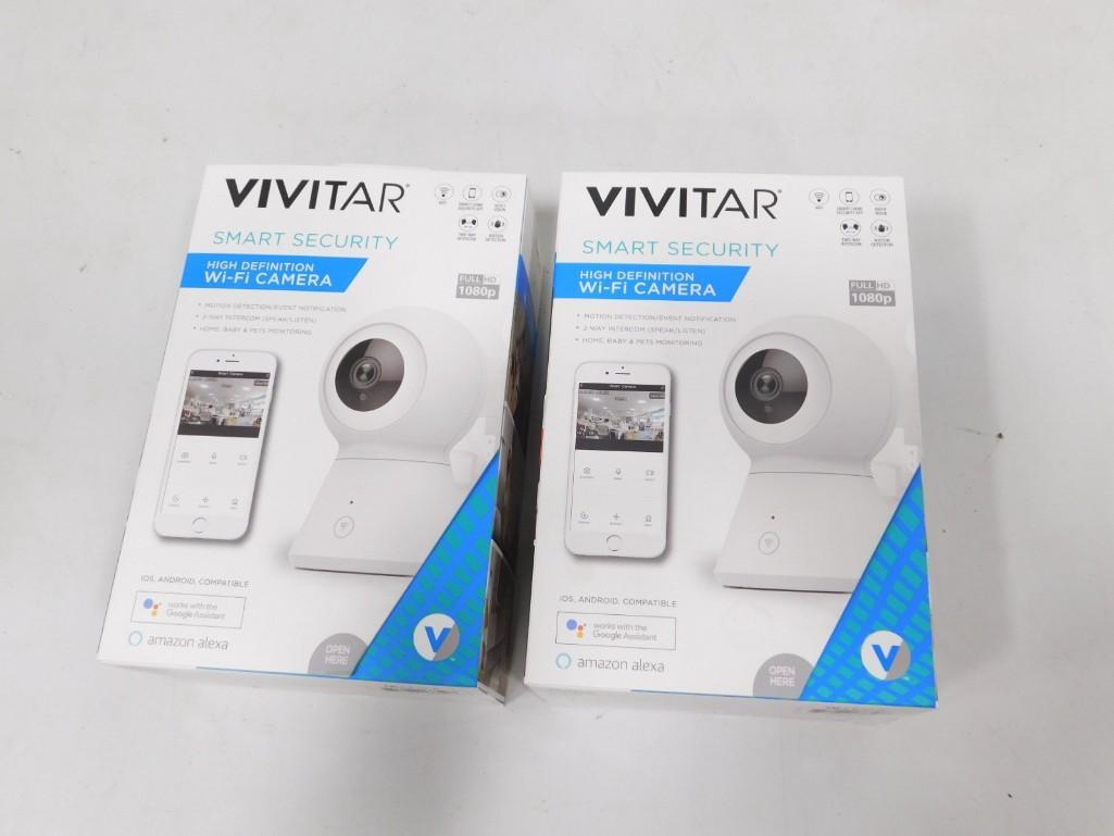 2 Vivitar Smart Security High Definition WIFI Cameras New in Box Model 3109315 (1 of 3)