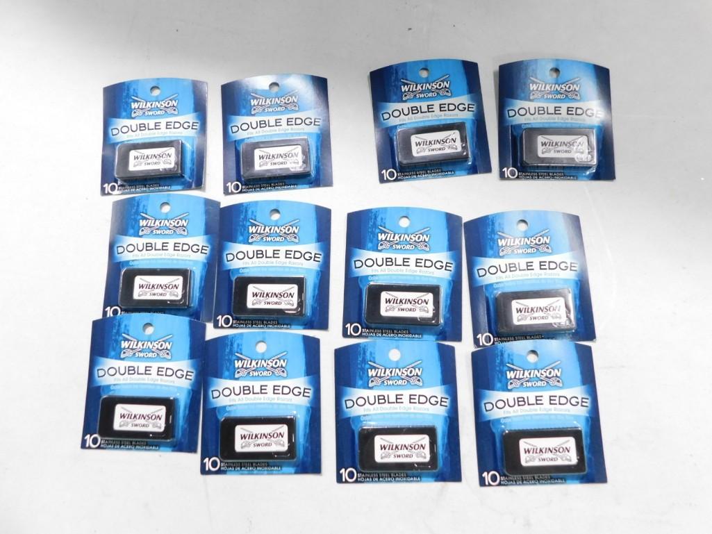 12 Packages of Double Edge Razor Blades Wilkinson Each Pack has 10 so 120 Total: 12 Packages of Double Edge Razor Blades Wilkinson Each Pack has 10 so 120 Total