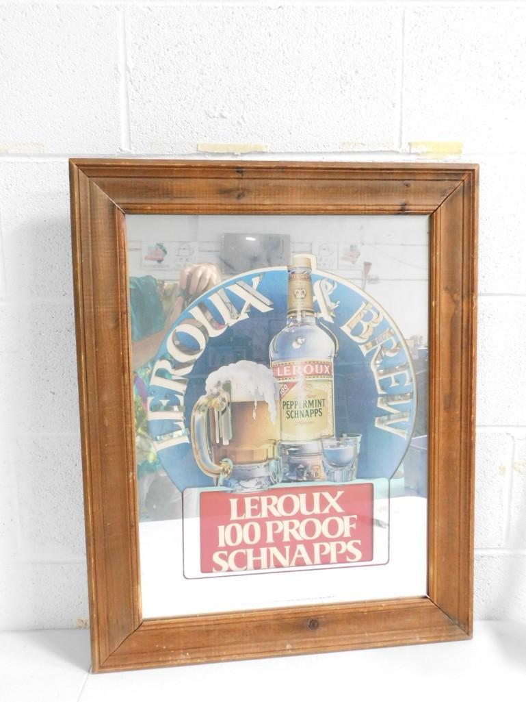 Leroux & Brew Bar Mirror: Leroux & Brew Bar Mirror 30"x23.5"