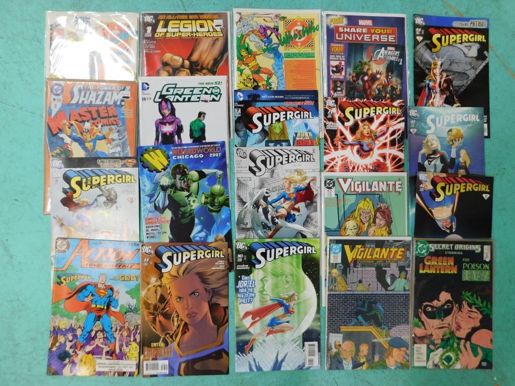 Comic Books incl Supergirl, Vigilante, Green Lantern, Legion of Super Heroes, Shazam, etc: Comic Books incl Supergirl, Vigilante, Green Lantern, Legion of Super Heroes, Shazam, etc