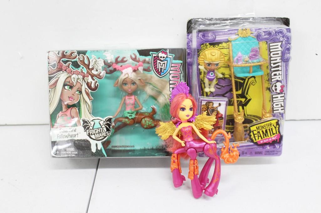 Monster High Doll Lot incl Rare Frightmares Fawntine Fallowheart NIB (1 of 5)