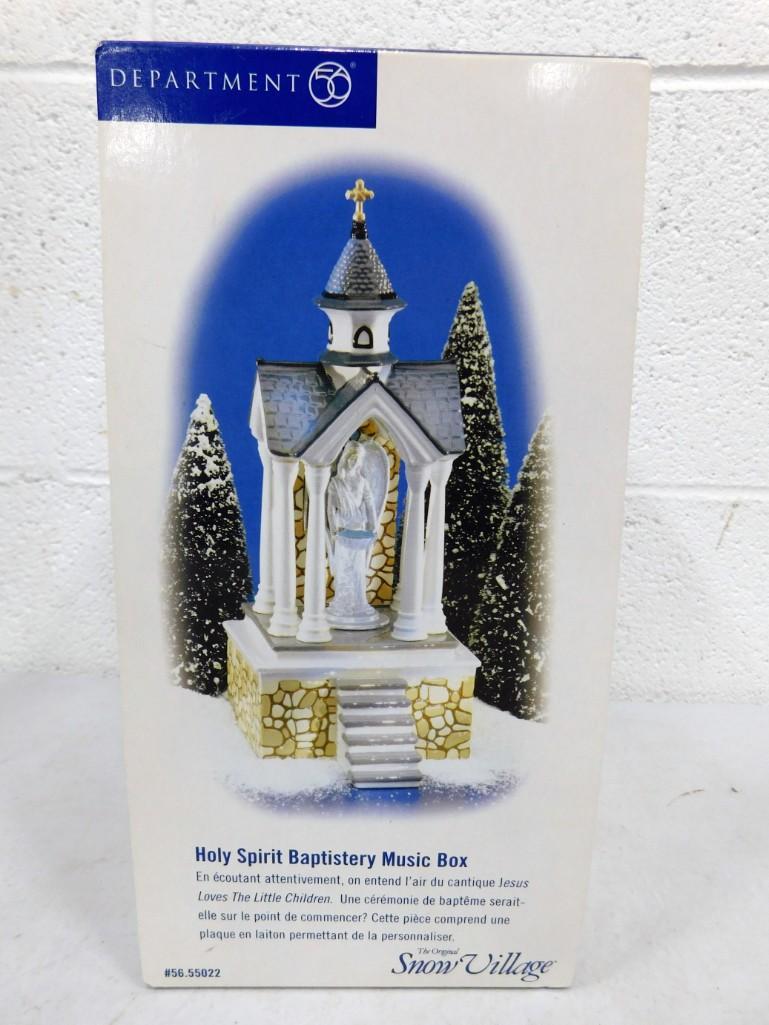 Dept 56 Holy Spirit Baptistery Music Box (1 of 2)