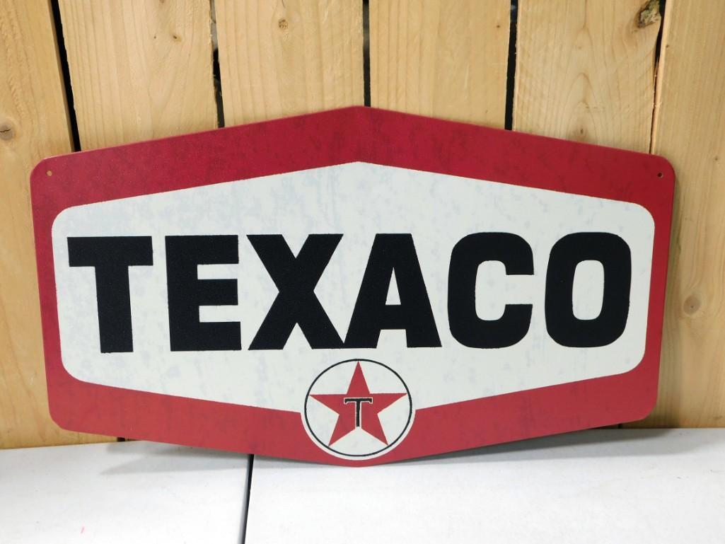 Texaco Metal Sign Modern Retro (1 of 5)